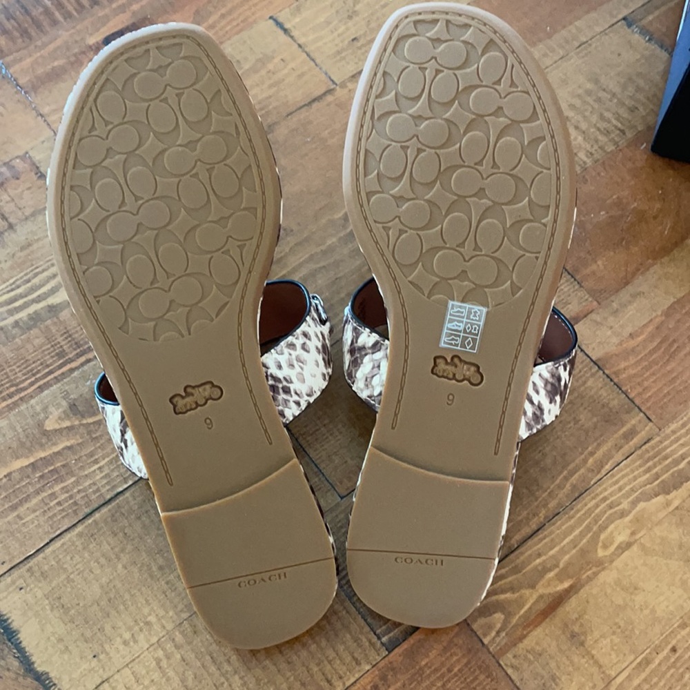 Coach Jacklyn Snakeskin Sandal - Picture 5 of 8